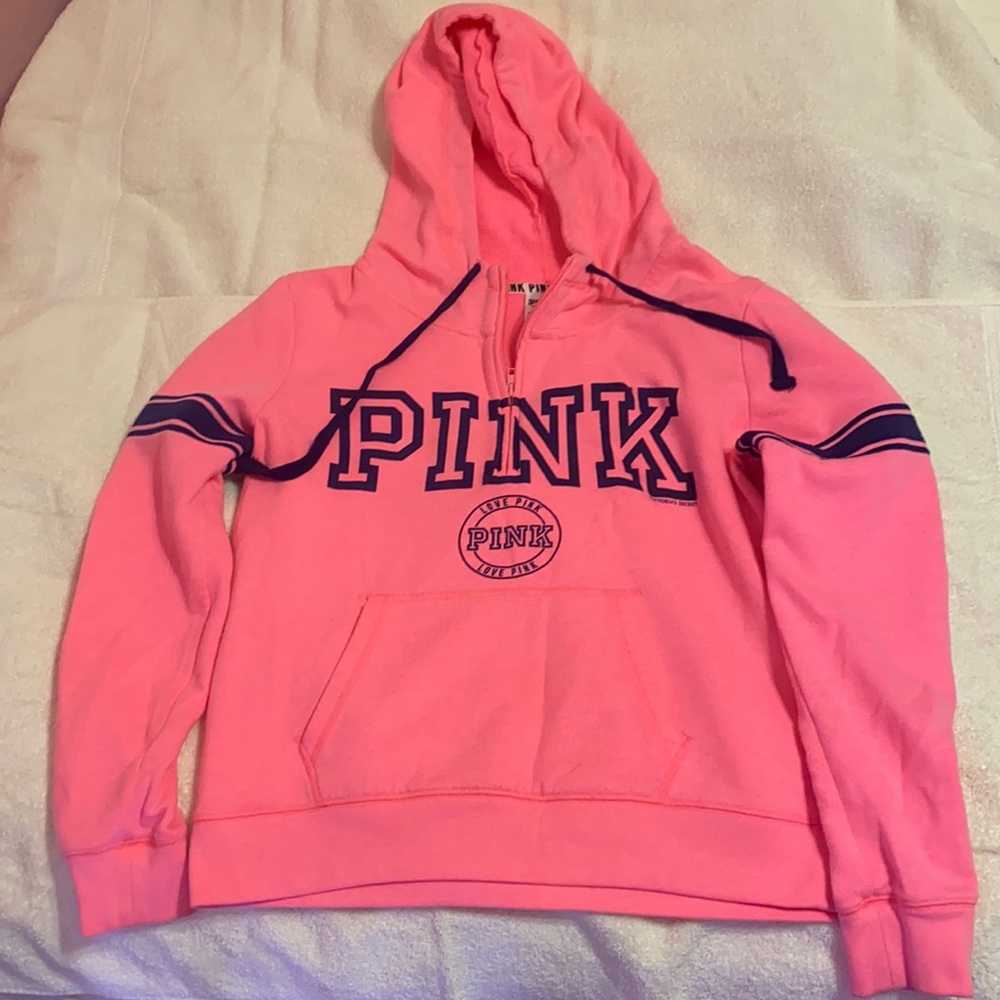 Victoria’s Secret half zip hoodie.